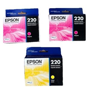 Epson Standard Capacity Magenta Yellow Ink Bundle Expired2023
